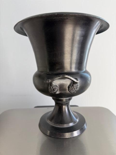 Black Metal champagne flute