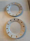 Set of two 8 inch Tienshan Golden Pines salad or dessert plates. Fine China