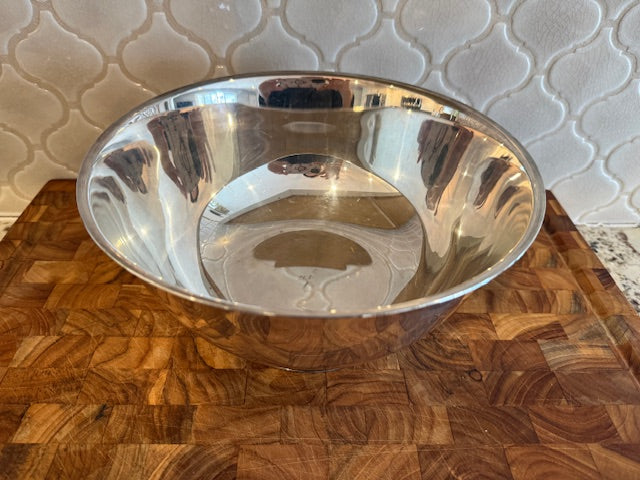Large vintage silverplated Paul Revere bowl.
