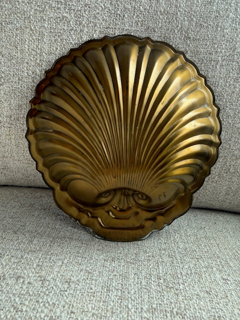 Solid Brass Seider Shell Trinket Dish