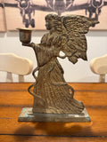Solid Brass Angel Candleholder