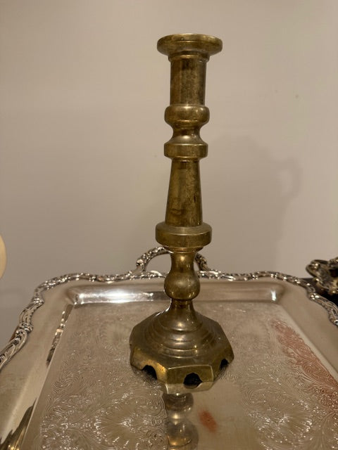 Antique Brass Taper Candlestick