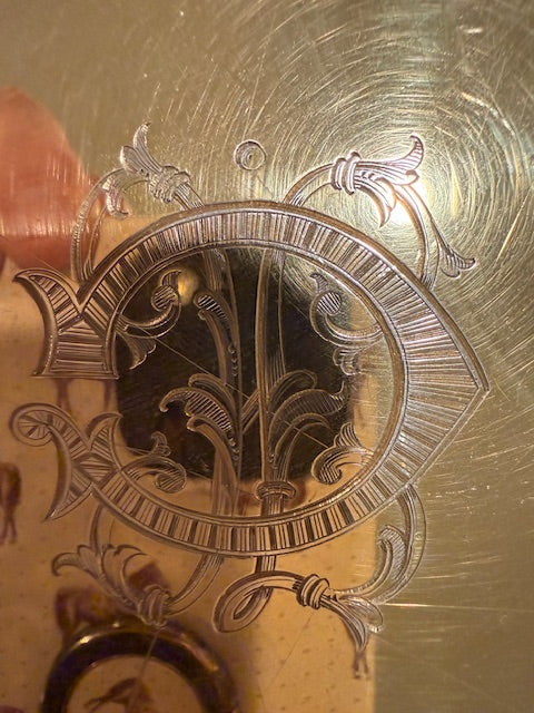 Vintage Mappin and Webb "Princess Plate" silver-plated tray.