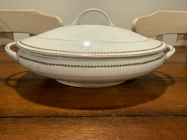 Johnson Bros. Vintage covered serving dish with handles