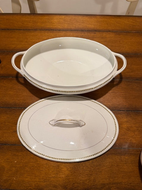 Johnson Bros. Vintage covered serving dish with handles