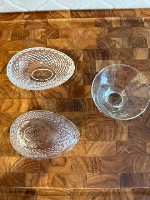 Avon Crystal Large Egg with stand.