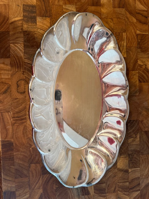 Gorham silver plated plate.