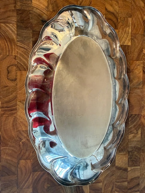 Gorham silver plated plate.