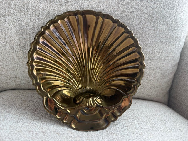Solid Brass Seider Shell Trinket Dish