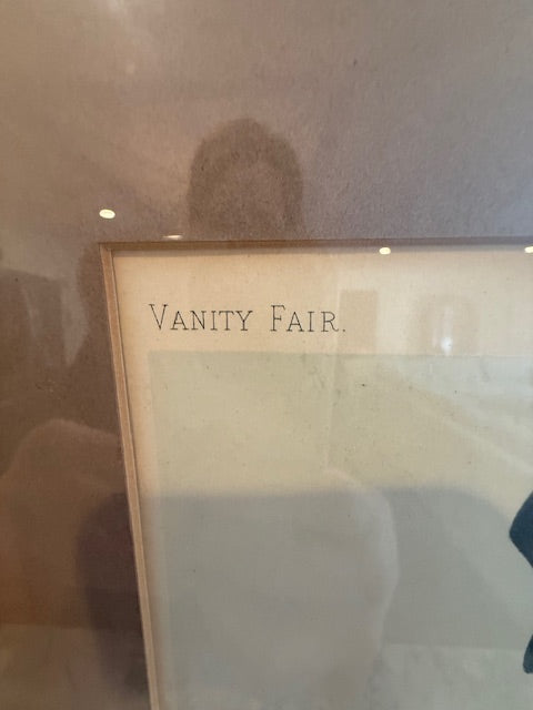 Vignette set of Vanity Fair 19th century satire prints.